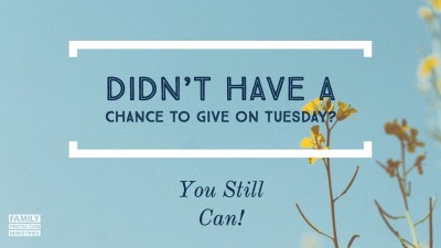 It’s Not Too Late to Give!