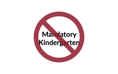 Oppose Mandatory Kindergarten – Last Chance to Call Senate Appropriations Committee