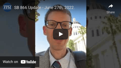 SB 866 was not voted on today. Potential next vote on June 29th