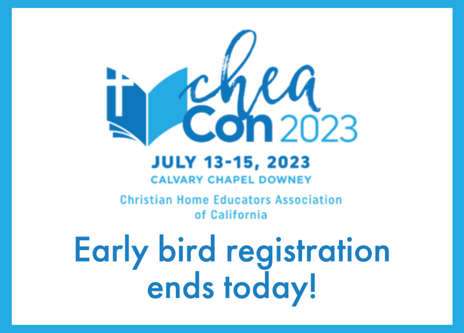 REGISTER: CHEA’s Parenting & Homeschool Conference!