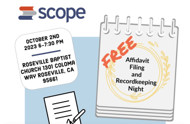 FREE Affidavit Filing and Record keeping Night