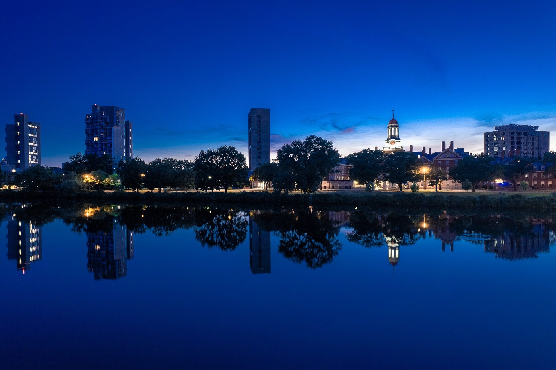 small quaint church in the middle of a field